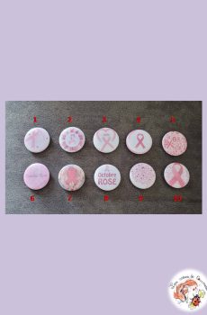 Badge Octobre Rose