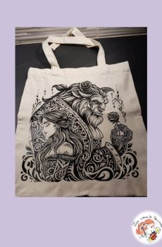Tote bag La belle et la bête