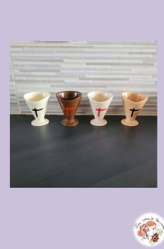 Lot de 4 coupes à glace Indochine