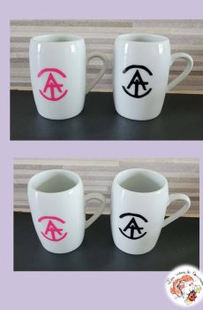 Lot 2 tasses Indochine