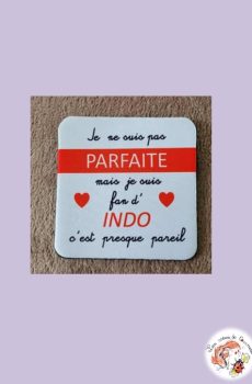 Sous verre Indochine Fan Indo