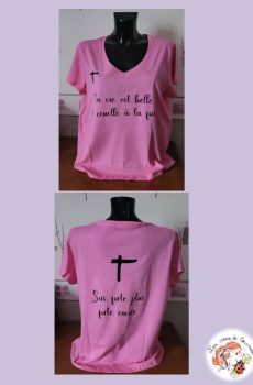 Tee shirt personnalisable sur commande