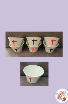 Lot de 6 tasses Indochine
