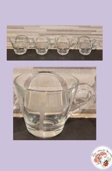 Lot 4 tasses Indochine