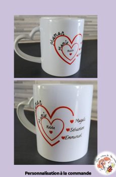 Mug Cadeau Maman / Mamie personnalisable