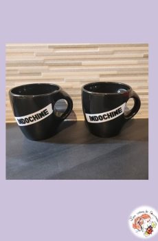 Lot 2 tasses Indochine