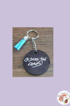 Porte clé Indochine Je serai ton chaos