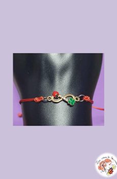 Bracelet Coccinelle et son trèfle