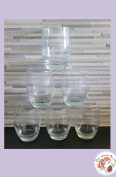 Lot de 6 verres Indochine