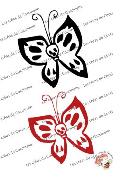 Sticker Indochine Papillon