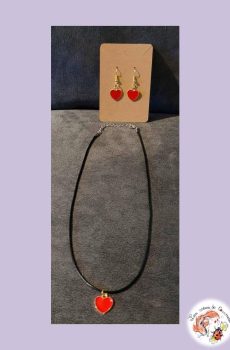 Parure Bijoux Coeur