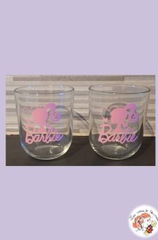 Lot de 2 Verres Barbie