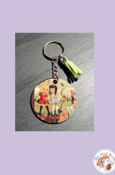 Porte clé Indochine Alice et June