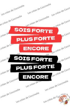 Sticker Indochine Sois forte plus forte encore