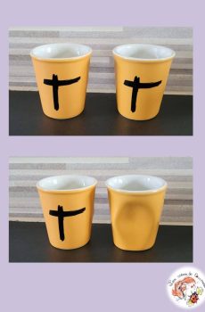 Lot de 2 verrines Indochine