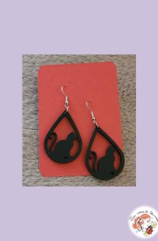 Boucle d'oreilles Chat