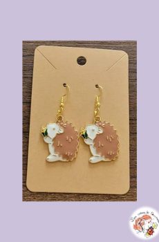 Boucle d'oreilles Hérisson