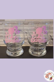 Lot de 2 Verres Barbie