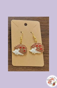 Boucle d'oreilles Hérisson