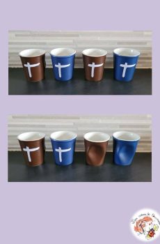 Lot de 4 verrines Indochine