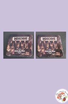 Lot de 2 sous verres Indochine Arena tour