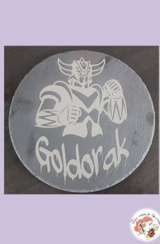 Dessous de plat en ardoise Goldorak