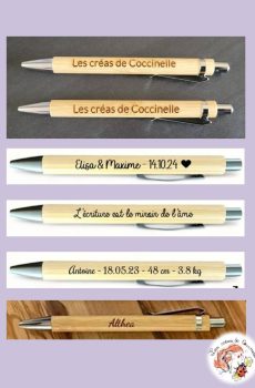 Stylo gravé personnalisable