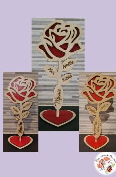 Rose personnalisable