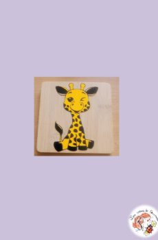 Sous verre Girafe