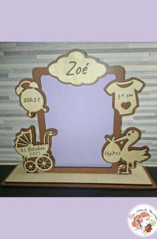 Cadre naissance personnalisable