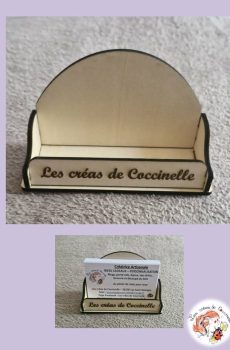 Support pour cartes de visite