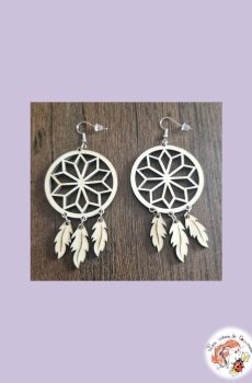 Boucle d'oreilles Attrape rêves