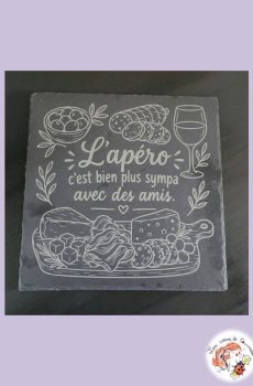 Dessous de plat en ardoise