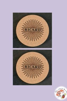 Lot de 2 sous verres Ricard